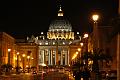Roma - Vaticano, Piazza San Pietro di notte - 1